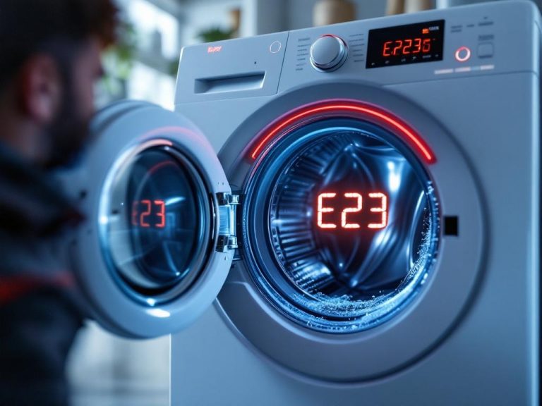 Error E23 en lavadora Balay y avería en bomba de drenaje