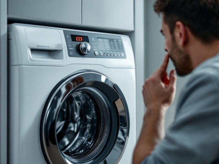 Error E23 en Lavadora Balay: Problema y Consecuencias