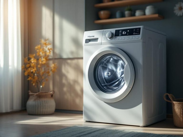 Explicación del Error E3 en Secadora Hisense