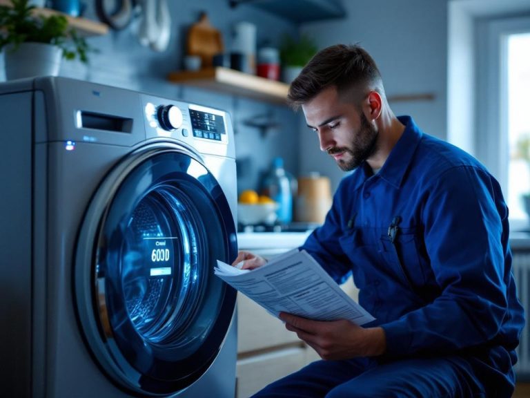 Errores comunes en lavadoras y su significado detallado